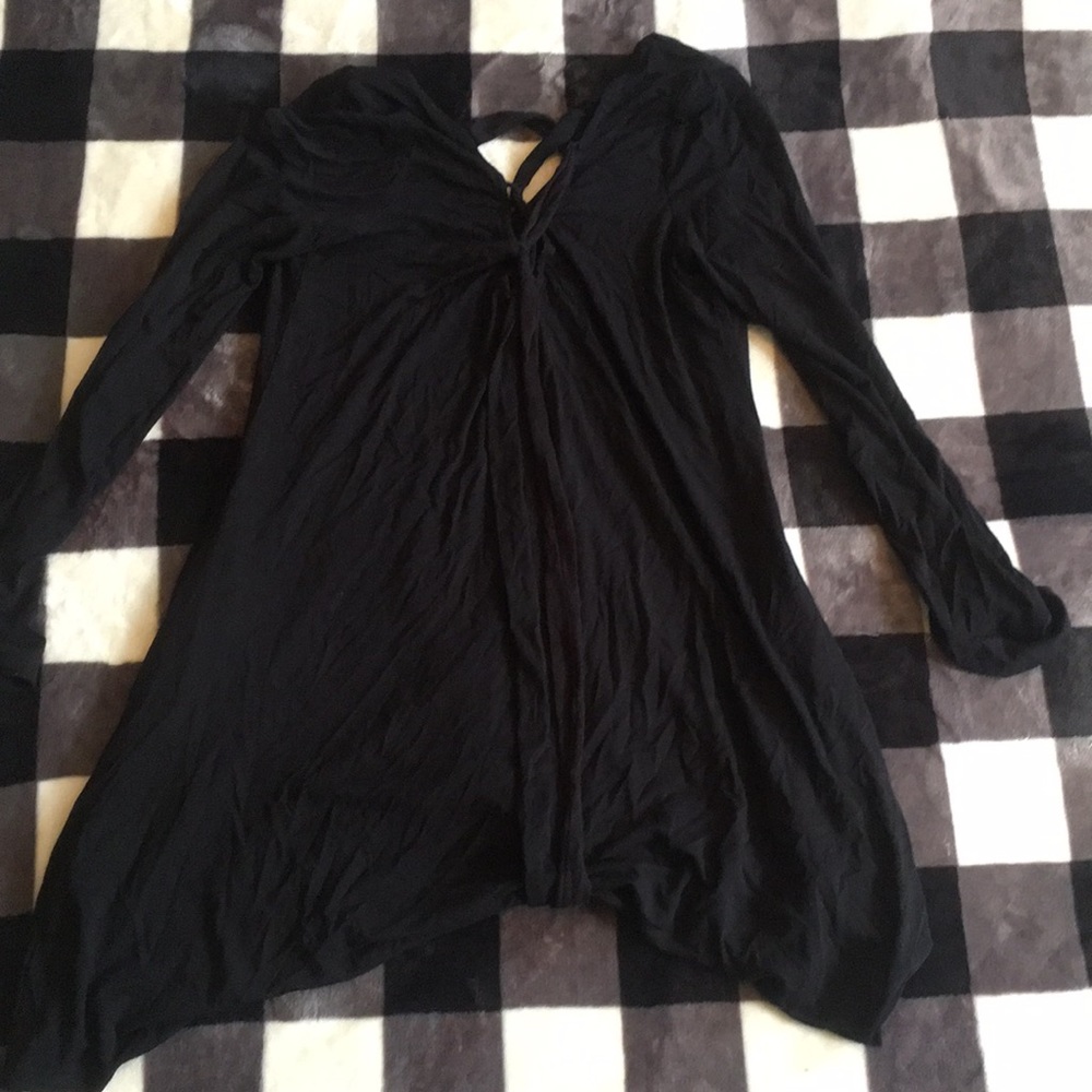 Black long sleeve dress